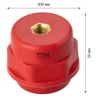 Силовой изолятор TDM ELECTRIC SM25 Н25хD27хМ6мм SQ0807-0001