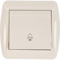 Кнопка звонка Lezard DEMET белый 711-0200-103