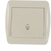 Кнопка звонка Lezard DEMET белый 711-0200-103