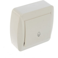 Кнопка звонка Lezard DEMET белый 711-0200-103