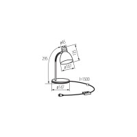 Настольная лампа KANLUX ZARA HR-40-SR 7560