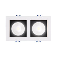 Светодиодный светильник Jazzway PSP-S 212 2х8Вт 4000К IP40 24град. ДВО карданный белый 5005655