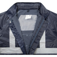 Влагозащитный костюм 2Hands повышенной видимости (HiViz) арт. KP1HV, цвет синий, р-р L, (полиэстер/ПВХ, T170) Костюм КР1HV синий - L