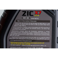 Масло (синтетическое; X7 LS; 5w30; SN/CF; 1 л; С3) для легковых авто ZIC 132619