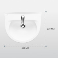 Рукомойник Santeri 1-отв. РОДНИЧОК 46 ВОРОТЫНСК 30824 131310S0010B0