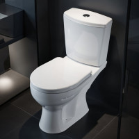 Унитаз-компакт Santeri УЛЬТРА Тарельчатый, к/в, 1-реж, сид. ППВОРОТЫНСК 427716 1P4013S0000BF