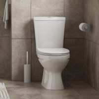 Унитаз-компакт Santeri УЛЬТРА Тарельчатый, к/в, 1-реж, сид. ППВОРОТЫНСК 427716 1P4013S0000BF