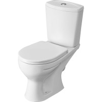 Унитаз-компакт Santeri УЛЬТРА Тарельчатый, к/в, 1-реж, сид. ППВОРОТЫНСК 427716 1P4013S0000BF