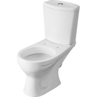 Унитаз-компакт Santeri УЛЬТРА Тарельчатый, к/в, 1-реж, сид. ППВОРОТЫНСК 427716 1P4013S0000BF