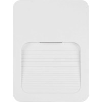 Светодиодный светильник Jazzway PST/W S120090 2Вт 4000К IP44 накладной для подсветки стен и ступеней фасадный белый 5005570