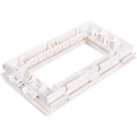 Суппорт Legrand Mosaic 4 модуля для кабель-каналов Metra 85х50, 100х50 и 130х50 638072