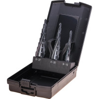 Набор ступенчатых сверел (3 шт; S1, M2, L3) RUKO 101087PRO