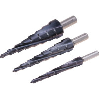 Набор ступенчатых сверел (3 шт; S1, M2, L3) RUKO 101087PRO