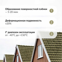 Герметик для KUDO кровли черный 280 мл KSK-142