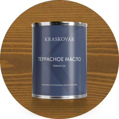 Масло террасное Kraskovar Дуб 0,75л 1130