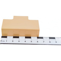Угол EKF T-образный, 25х16мм, 4 шт, Plast, PROxima, под светлое дерево tchl-25-16x4