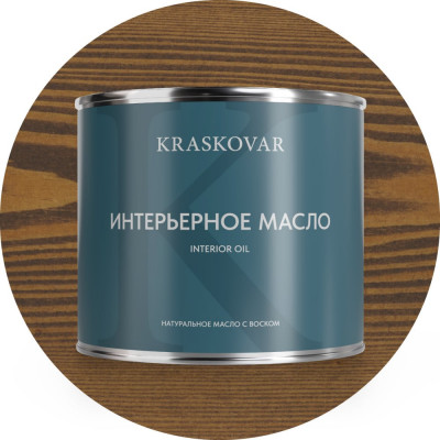 Масло интерьерное Kraskovar Орех 2,2л 1115