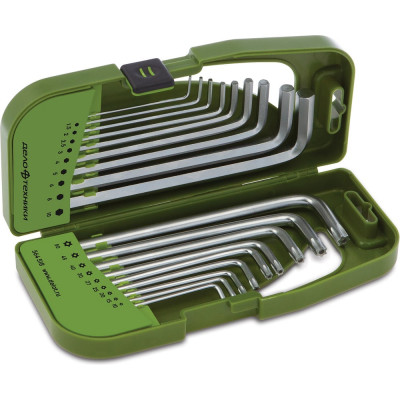 Набор ключей Дело Техники шестигранных и TORX удлиненных, 18предм. 564518