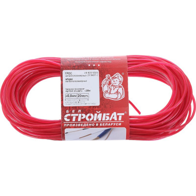 Металлополимерный трос Стройбат 3мм 20м 388600