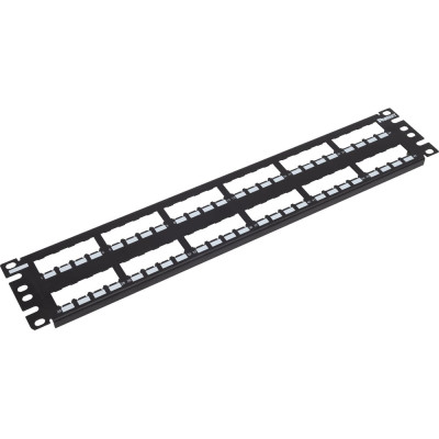 Патч-панель PANDUIT CP48BLY модульная цельнометаллическая Mini-Com 19, 48 портов, 2U 29820