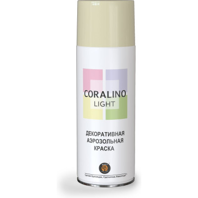Декоративная аэрозольная краска CORALINO LIGHT Слоновая кость CL1011