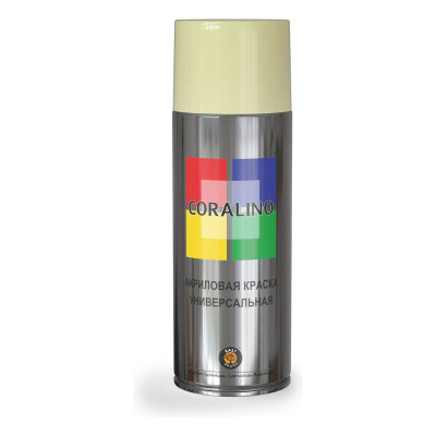 Аэрозольная краска CORALINO RAL1015 Светлая слоновая кость 0.52 л C11015