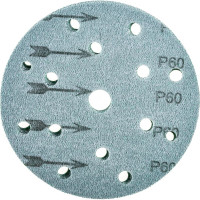 Абразивный диск d 150 мм ЗЕЛЕНЫЙ 15 отв P0060 набор 5 шт Schtaer FILM FScG60