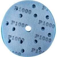 Абразивный диск d 150 мм ЗЕЛЕНЫЙ 15 отв P1000 набор 10 шт Schtaer FILM FScG1000