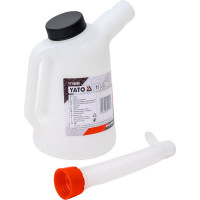 Лейка для СТО YATO 1л пластиковая с крышкой YT-06980 371406980 092 1