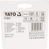 Набор бит (4 шт; 5/16) YATO YT-2812