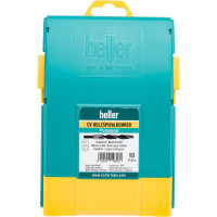 Набор спиральных сверл по дереву CV (10 пр; 3-12 мм) Heller TD24646