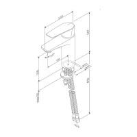 Смеситель для умывальника AM.PM Gem излив 99 мм, черный, F90A02122