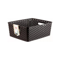 Коробка для хранения CURVER MY STYLE M 13л темно-коричневая 03611-210