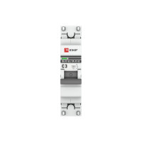 Автоматический выключатель EKF 1P 3А C 4,5kA ВА 47-63 PROxima mcb4763-1-03C-pro