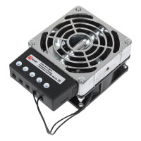 Обогреватель EKF на DIN-рейку, с вентилятором, 100Вт, 230В, IP20, Quadro, PROxima heater-vent-q-100-20