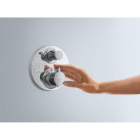 Термостат для душа Hansgrohe Ecostat S с запорным вентилем 15757000 00000036621
