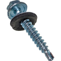 Кровельный саморез Стройбат оцинкованный с буром 4.8x35 мм 250 шт. 012450