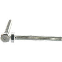 Оцинкованный болт DIN 933, М6х50, 40 шт. Стройбат 2630021