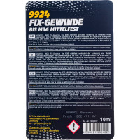 Фиксатор резьбы Mannol Fix-Gewinde Mittelfest демонтируемый 2411/9924