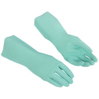 Универсальные перчатки Vileda Professional нитриловые, зеленые, M 100801