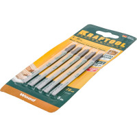 Пилки Kraftool для электролобзика по дереву 75x2.5 мм фигурный рез 5 шт. EU 159514-2.5-S5