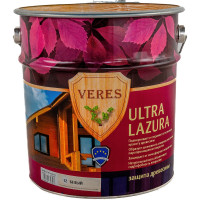 Пропитка Veres Ultra Lazura №12 белый 9 л 1 205696