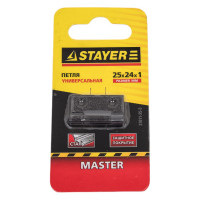 Универсальная дверная петля STAYER Master коричневый цвет 25 мм 37611-25-3