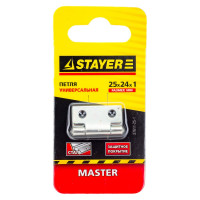 Универсальная дверная петля STAYER Master цвет белый цинк 25 мм 37611-25-1