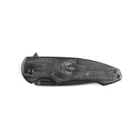 Нож Stinger 82.5 мм, чёрный с медведем FK-S063GY