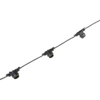 Гирлянда Uniel UDL-K111 80/E27/20M IP65 BLACK BELT-LIGHT Белт-Лайт, 20м + 1,5м сетевой шнур UL-00006441