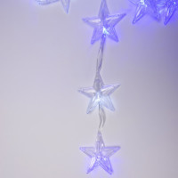 Светодиодный занавес Uniel ULD-E5505-196/DTK WHITE-BLUE IP20 STARS-1 фигурный UL-00001410