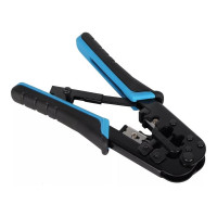 Обжимные клещи VCOM для разъемов RJ45, RJ12, RJ11, 6p6c,8p8c NT082