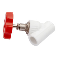 Запорный клапан VALFEX PP-R белый, 20х45° 10174020 127-0184