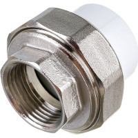 Комбинированная муфта VALFEX PP-R белая, разъем 25х3/4 дюйма ВР 10155020 127-0212